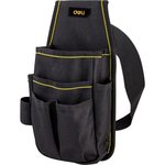 Поясная сумка-кобура монтажника Deli DL430003 260 x 150 мм, 6 кармана, ткань Оксфорд 600D (11612823)