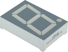 SC15-11SRWA, Дисплей: LED, 7-сегментный, 38,1мм, 1,5", II.зн: 1, красный, катод