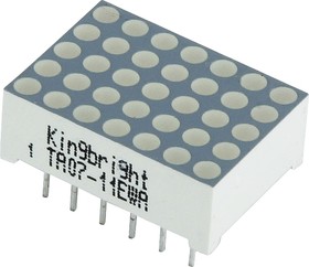 TA07-11EWA, LED Displays & Accessories Dot Matrix Red 625nm Common Anode