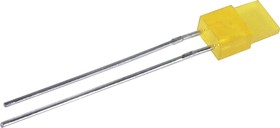 L-1053YDT, Светодиод прямоугольный желтый 110° 1х5х4мм 5мКд 588нМ (OBSOLETE)