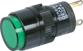 Фото 1/3 D16PLR1-000CG, Индикатор, Incandescent подсветка 28V AC/DC 40mA