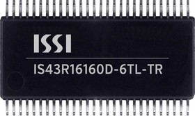 IS43R16160D-6TL-TR, SDRAM, 16М х 16бит, 700пс, параллельный интерфейс, TSOP-II-66