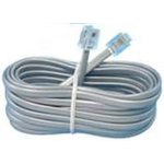 32-1414, Ethernet Cables / Networking Cables RJ11 EXTENSION CORD MODULAR PHONE M-M