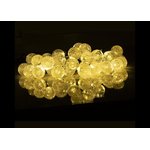 Светильник светодиодный садовый SLR-G05-30Y гирлянда шарики желт. на солнечн ...