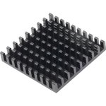 ICK BGA 35 X 35, Heat Sink Passive BGA Pin Array Adhesive Aluminum 16.5K/W Black ...