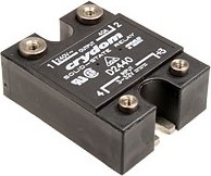 Фото 1/9 D2440, SOLID STATE RELAY 24-280 V - PM IP00 280VAC/40A, 3-32VDC In, ZC