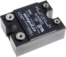 Фото 1/2 CSW2475, Solid State Relay - 3-32 VDC Control - 75 A Max Load - 24-280 VAC Operating - Zero Voltage - Screw Termination - ...