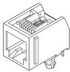 Фото 1/2 0950097641, Conn RJ-11 F 6 POS 2.54mm Solder RA Thru-Hole 4 Terminal 1 Port Cat 3 Tray