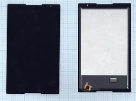 Дисплей (экран) в сборе (матрица N080JCE-G41+тачскрин) для Lenovo S8-50 черный