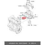 Прокладка выпускного коллектора HYUNDAI/KIA 28521-2B400