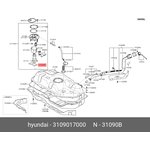 Фильтр топливный HYUNDAI/KIA 31090-17000