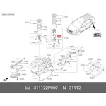 31112-2P000, Топливный фильтр топливного бака