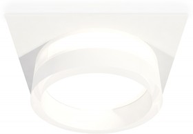 Фото 1/2 Ambrella Комплект встраиваемого светильника XC8061015 SWH/FR белый песок/белый матовый GX53 (C8061, N8401)