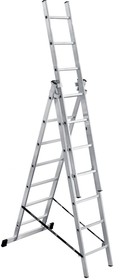 3-секционная алюминиевая лестница 3x7 Ufuk Pro 411307