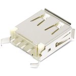690-004-260-013, USB Connectors SINGLE JACK TYPE A GOLD FLASH VERTICAL
