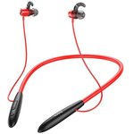 Bluetooth наушники HOCO ES61 Manner BT5.0, внутриканальная, спорт, громкость +/- (красный)