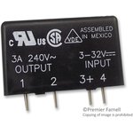 MP240D3, Solid State Relay - 3-32 VDC Control Voltage Range - 3 A Maximum Load ...