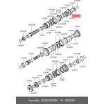 43223-39040, Шариковый подшипник d=38мм