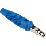 930726102, Blue Male Banana Plug, 4 mm Connector, Screw Termination, 16A, 60 V ...
