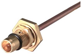 14_BMA-50-2-2/111_NE, RF Connectors / Coaxial Connectors BMA straight bulkhead cable plug(m)