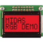 MD20805B6W-FPTLRGB, MD20805B6W-FPTLRGB LCD LCD Display, 2 Rows by 8 Characters