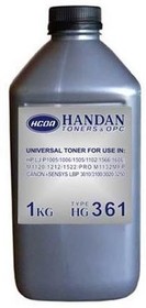 HANDAN Тонер универсальный для HP LJ P1005/P1006, Тип HG361, 1 кг, канистра