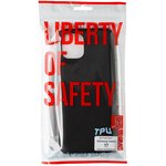 Чехол "LP" для Samsung Galaxy A03 TPU (черный непрозрачный) европакет