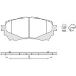 P1438304, Колодки дисковые