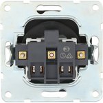 Розетка без з/к, со шторками черный бархат 863308-1