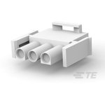 350766-4, Корпус разъема Universal MATE-N-LOK, вилка 3PIN, In-Line (Nylon ...