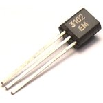 КТ3102ЕМ, Транзистор NPN 20В 0.2А 0.25Вт 300Мгц TO92 (КТ-26)