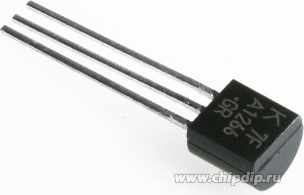 KTA1266-GR-AT/P, Транзистор PNP 50В 0.15А, (=2SA1266), [TO-92]