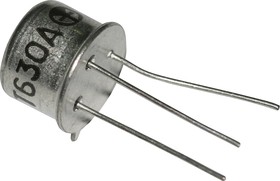 КТ630А никель, Транзистор NPN 120В 1А 0,8Вт 50МГц TO-39 (КТ-2) (2N1711)