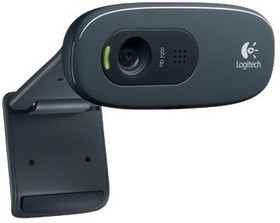 Фото 1/10 Вебкамера Logitech Webcam HD Pro C270, 0.9MP, 1280x720, Rtl, [960-000636/960-001063]