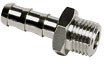 0191 04 13, LF3000 Series Straight Threaded Adaptor, G 1/4 Male to Push In 4 mm, Threaded-to-Tube Connection Style