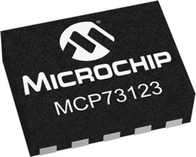 MCP73123-22SI/MF, Battery Charge Controller IC, 4.2 to 6.5 V, 1.1A 10-Pin, DFN