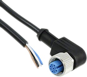 Фото 1/2 1-2273083-1, Female 4 way M12 to Unterminated Sensor Actuator Cable, 1.5m