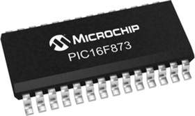 PIC16F873-04/SO, 8 Bit MCU, Flash, PIC16 Family PIC16F8XX Series Microcontrollers, 4 МГц, 7 КБ, 192 Байт
