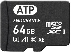 AF64GUD4-EBAXM, 64 GB Industrial MicroSD Micro SD Card, UHS-I