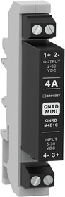 GNRDM4D1C, Solid State Relay GNRD Mini, 4A, 60V, DC Switching, Screw Terminal