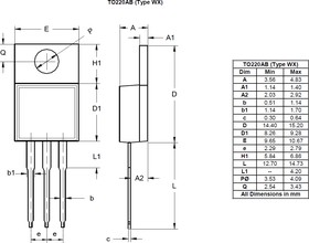 Diodes Inc 600V Rectifier & Schottky Diode, TO220AB STPR1660