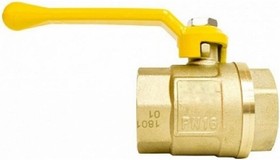 Шаровой кран для газа Ду15 Ру16 муфтовый (муфта-муфта) рычаг D170-00044