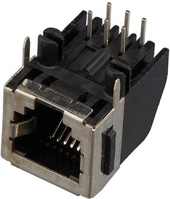 5555154-1, Разъем модульный RJ-25 розетка 6 контактов шаг 2.54мм ...