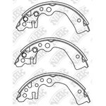 FN1261, Колодки тормозные NISSAN Cube ,Micra ,Note задние барабанные