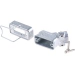 RK000250000EL00, Right Angle D Sub Backshell, 9 Way, Strain Relief