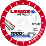 2030942, Aluminium Oxide Cutting Disc, 357mm x 3.3mm Thick, Medium Grade, P80 Grit, 1 in pack