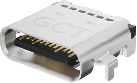 USB4525-03-0-A, USB CONN, 3.2 TYPE C, RCPT, 24POS
