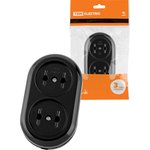 SQ1806-0103, Розеточная колодка 2 гнезда 2П 16А макс. 250B "Ретро" (карболит) ...