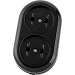 SQ1806-0103, Розеточная колодка 2 гнезда 2П 16А макс. 250B "Ретро" (карболит) ...