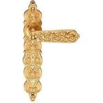Ручка дверная на длинной накладке ARABESCO S. GOLD PS 940000000395